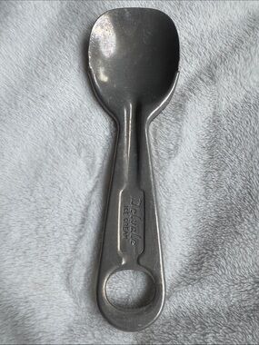 Vintage Delvale Aluminum Ice Cream Scoop Spoon Bottle opener handle